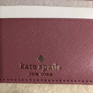 Kate Spade Graham Greta Court Card Case Pink!